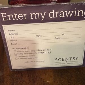 Scentsy Notepads-Drawing Entries